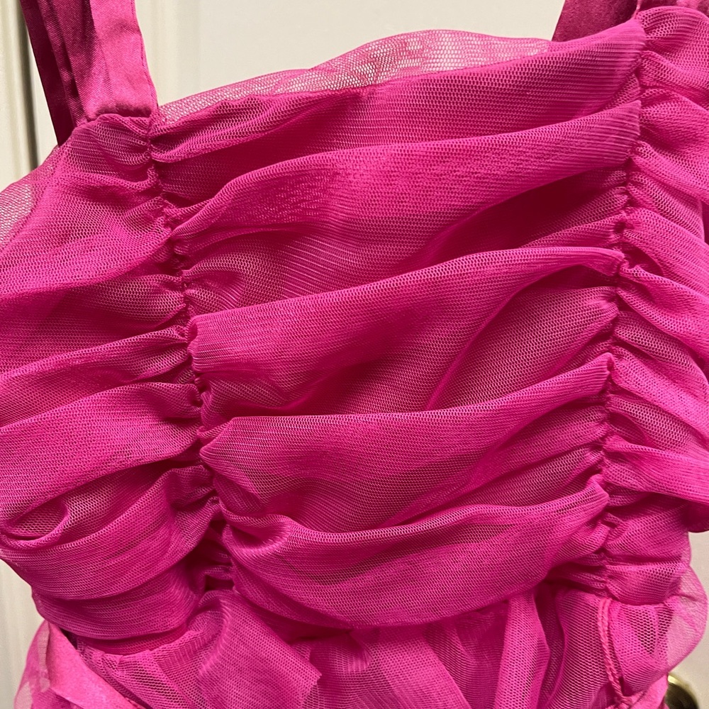 Girls Ruffled Layered Dress - Picture 6 of 6